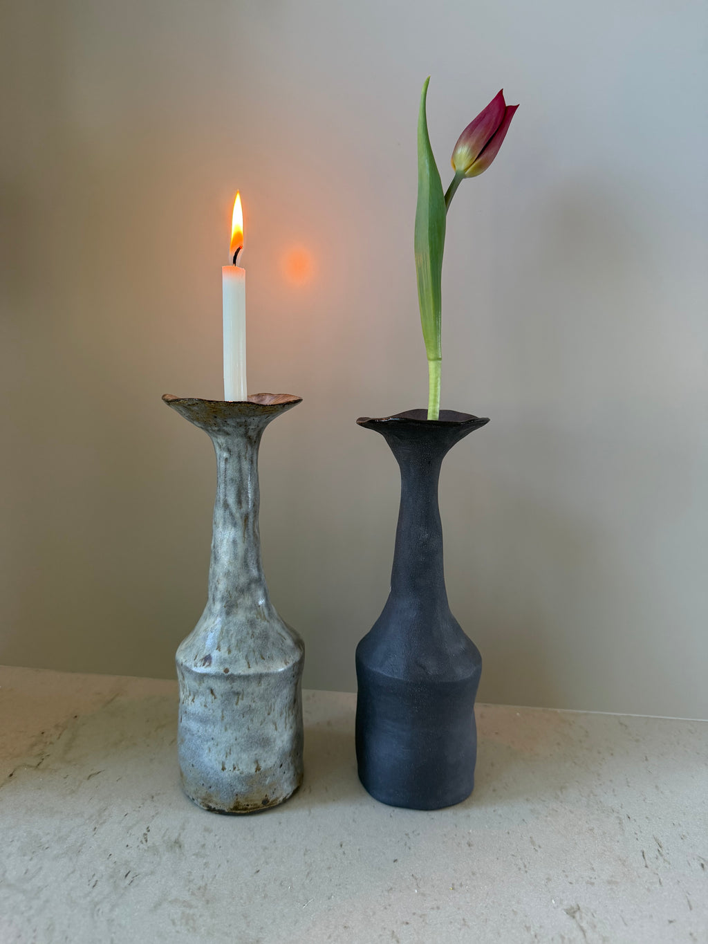 Stillhet – Vas & Ljusstake